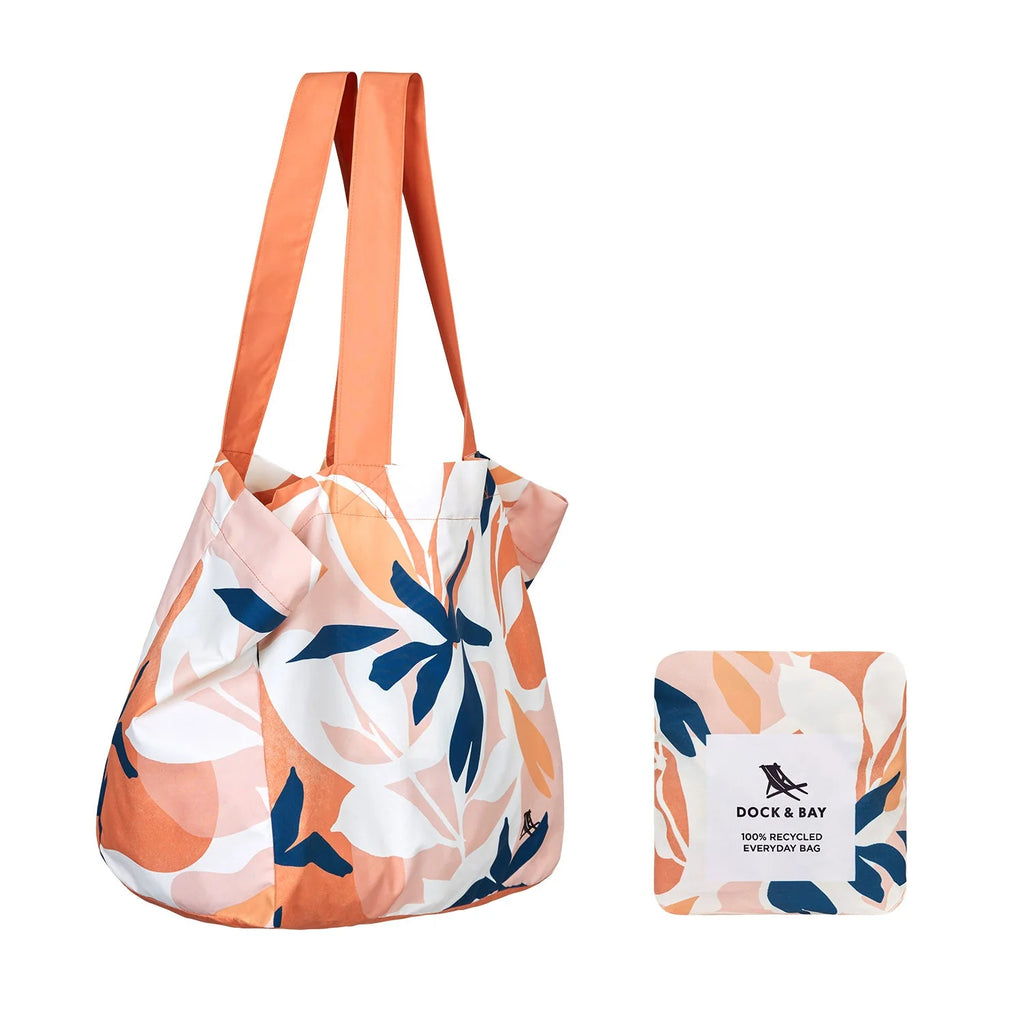 Beach Tote M | Terracotta Tropics Tote Bags Dock & Bay