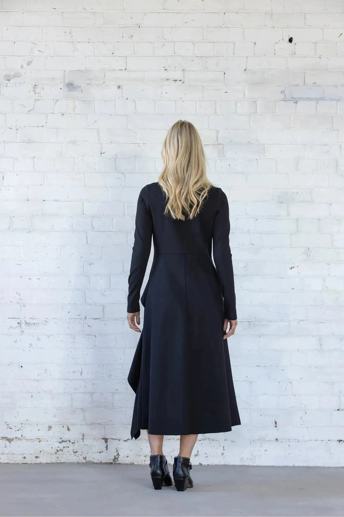Dressed Black Veil Dress 