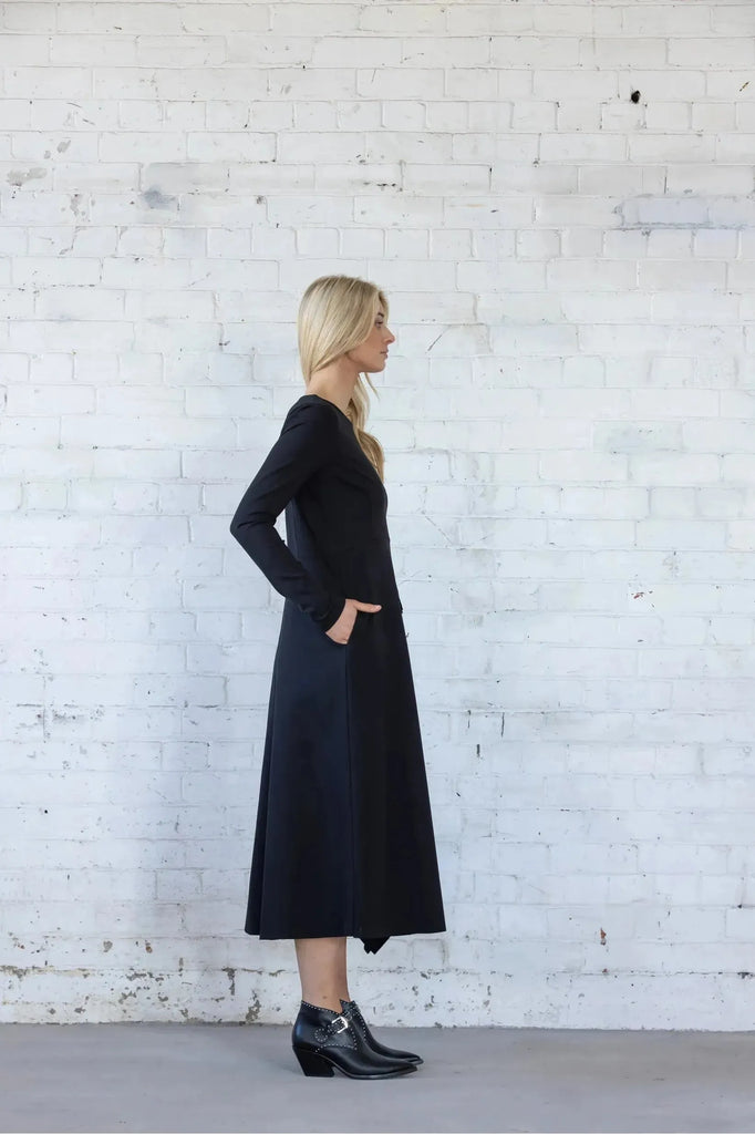 Dressed Black Veil Dress 