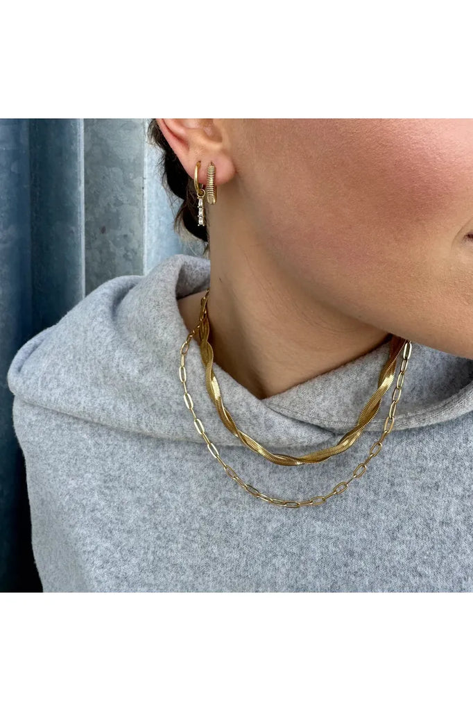 Ever Jewellery Laneway Necklace Gold 