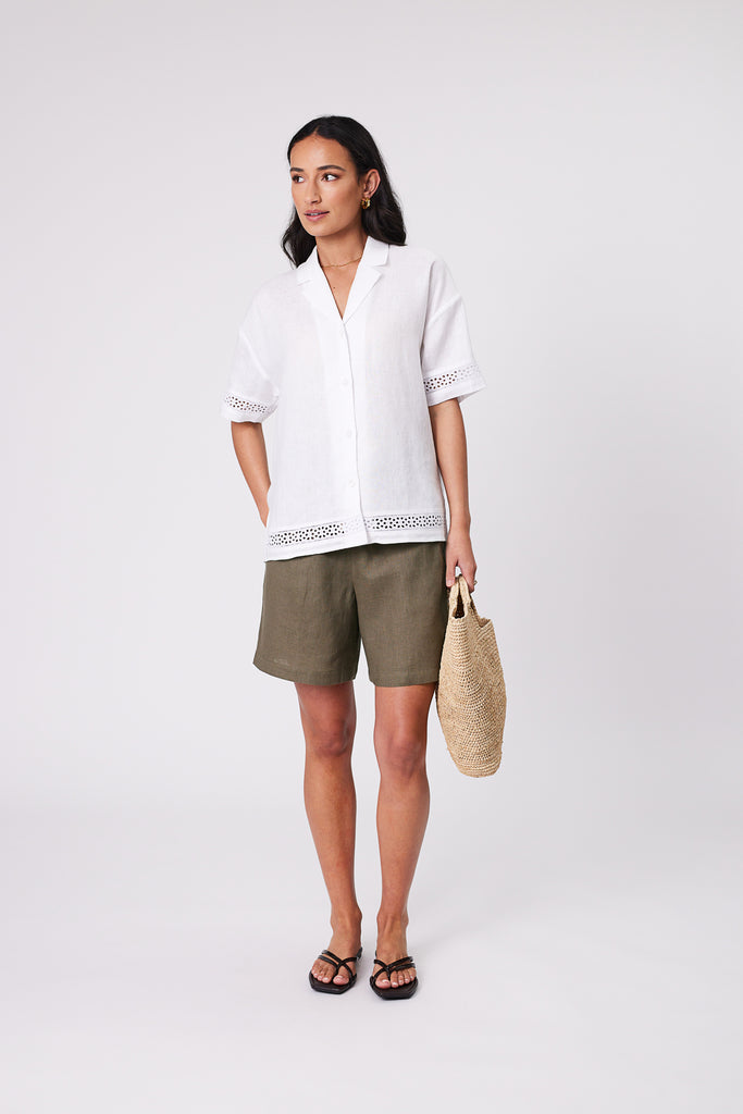 Marlow Ease Bermuda Short Kelp