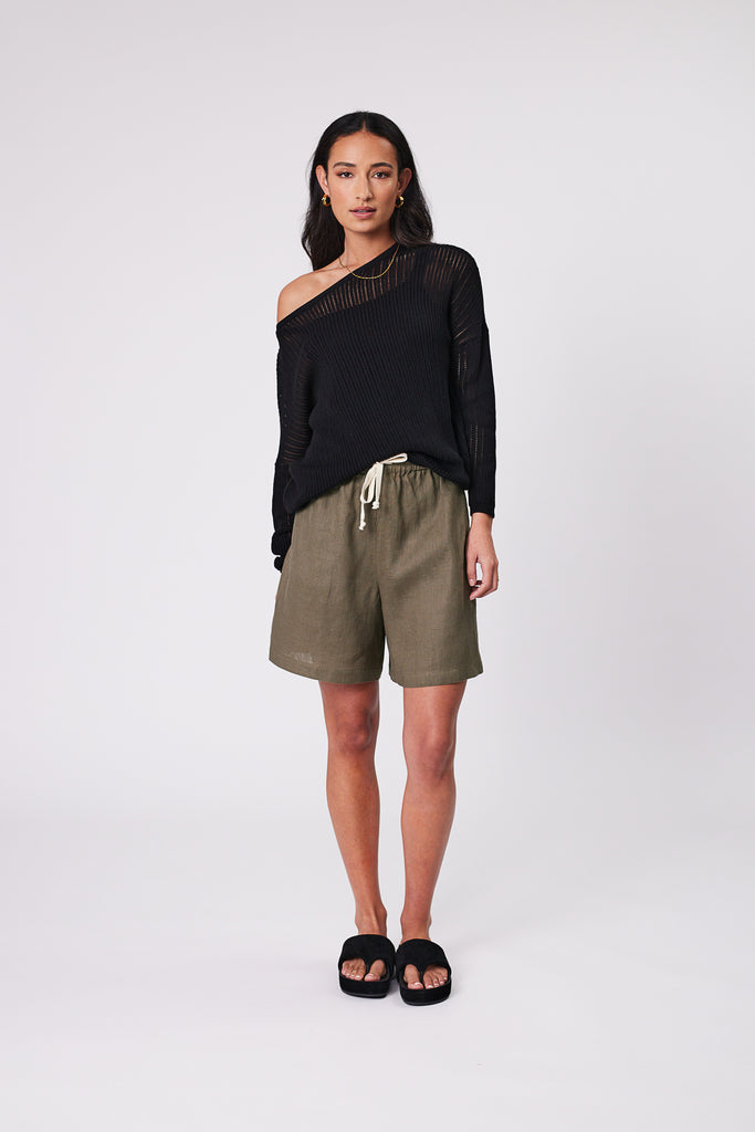 Marlow Ease Bermuda Short Kelp