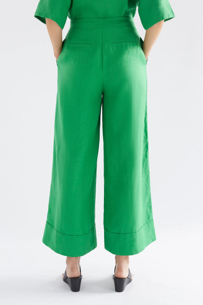 Elk Anneli Linen Pant bright vine green