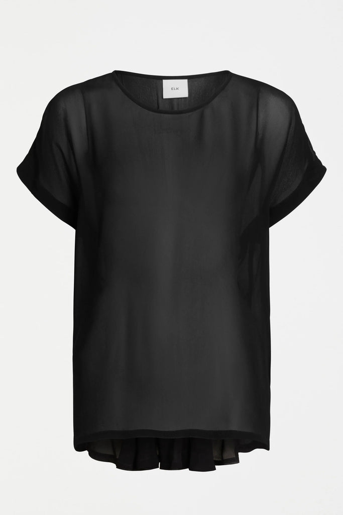 Elk Sheer Web Top Black