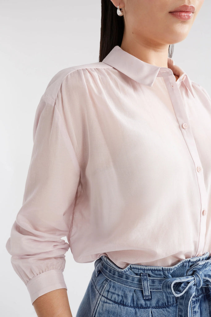 Mia Shirt | Shell Pink Shirts 8,10,12,14 Elk