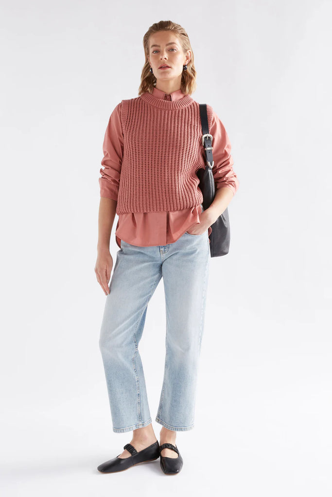 Elk Arp Vest Clay Pink