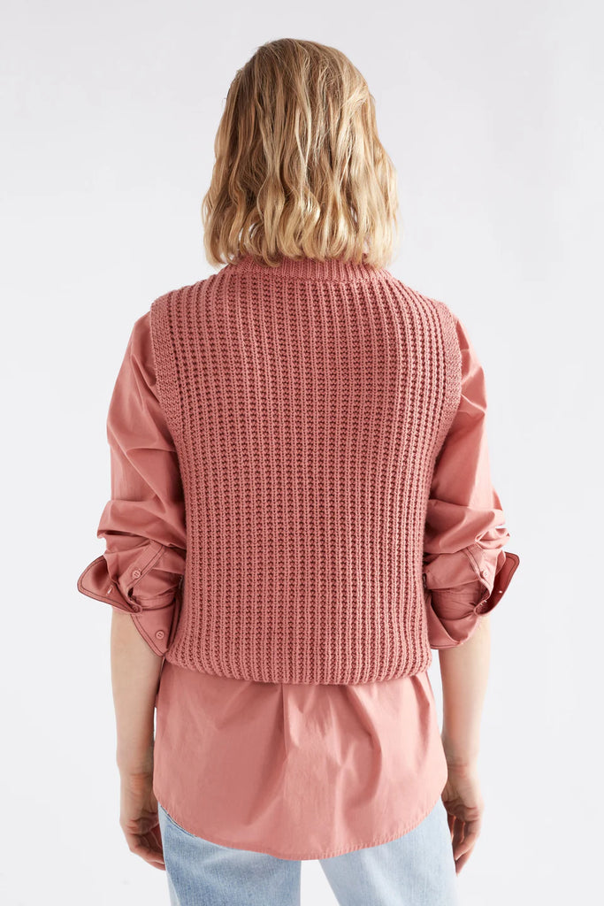 Elk Arp Vest Clay Pink