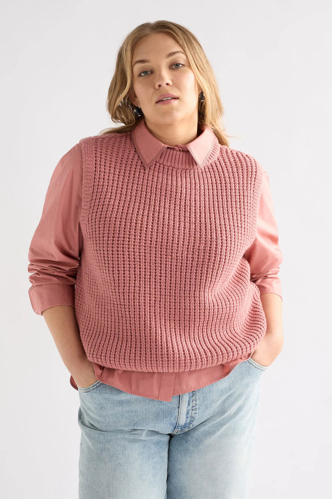 Elk Arp Vest Clay Pink