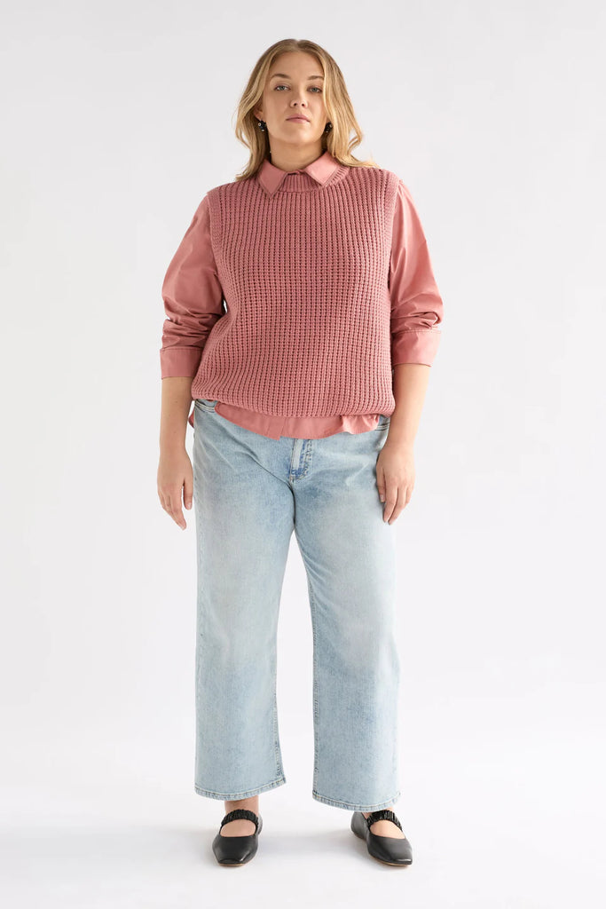 Elk Arp Vest Clay Pink