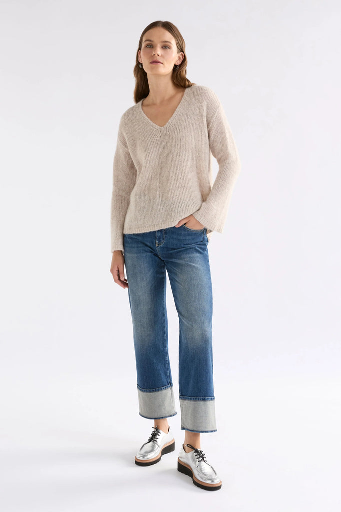 Elk Anken Sweater Ecru