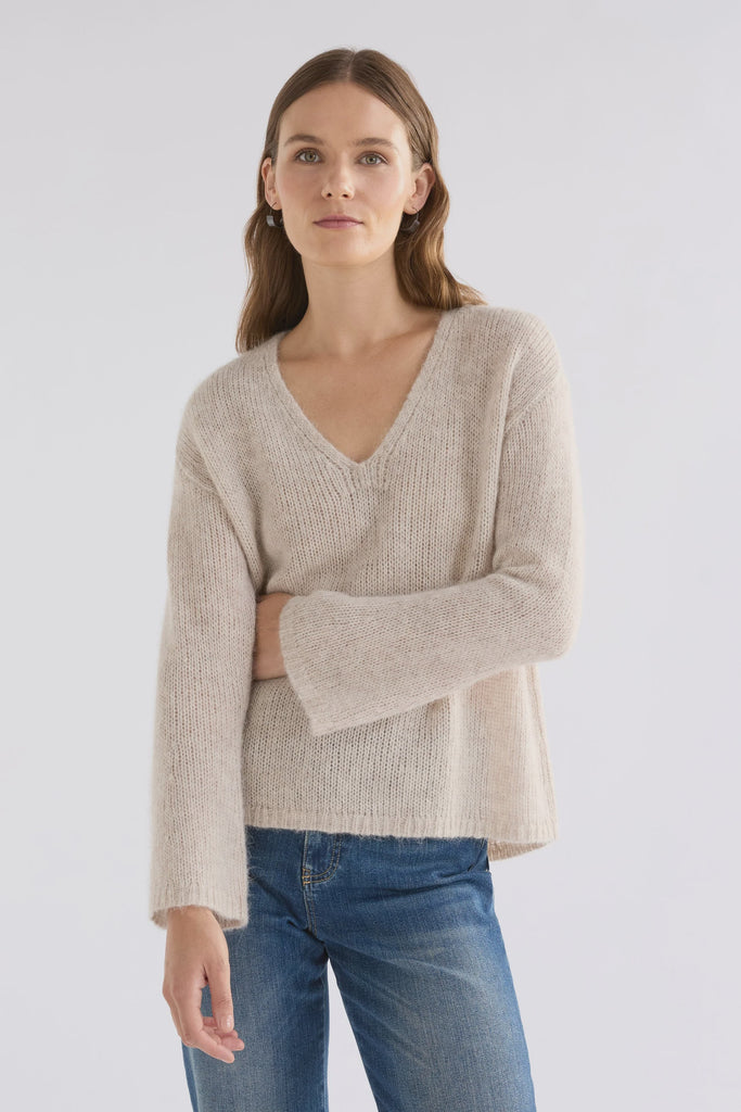 Elk Anken Sweater Ecru