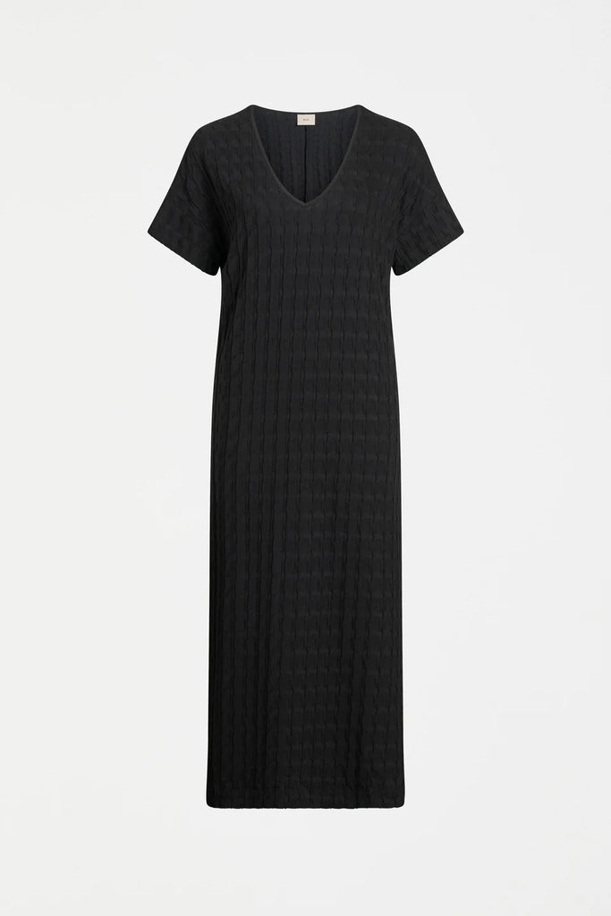 black dress on a white background. Elk Orta Dress Black,