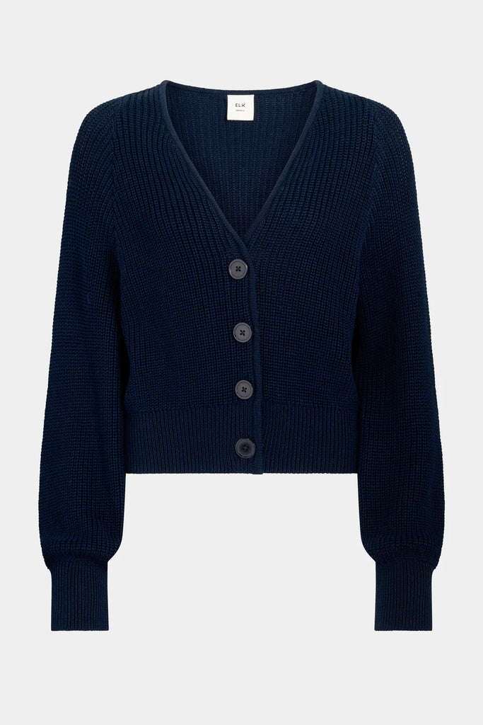 Elk Saari Cardigan Bright Navy