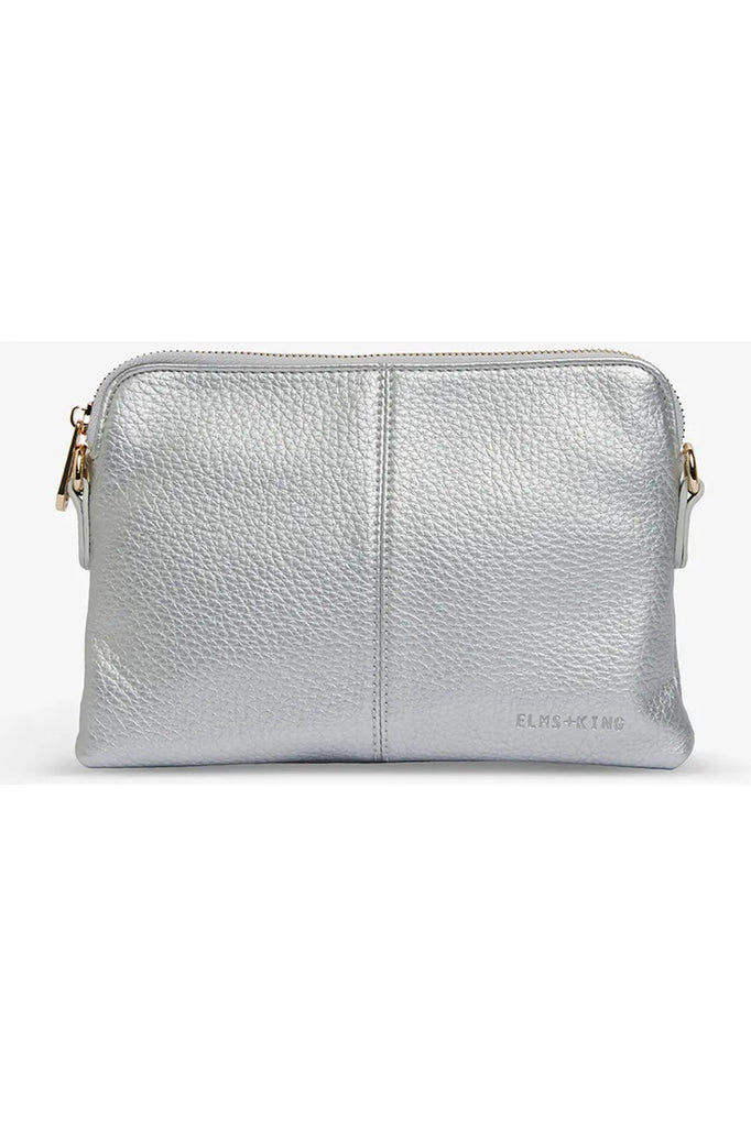 Elms & King Bowery Wallet Crossbody Bag Silver