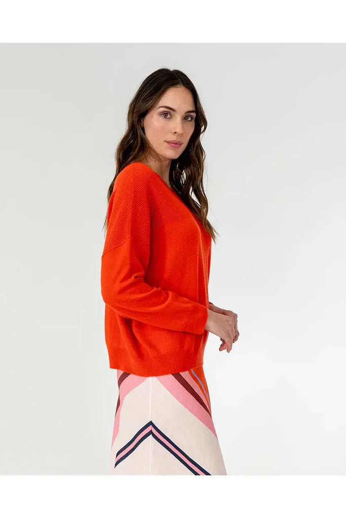 Elms & King Mornington Knit Sweater Poppy