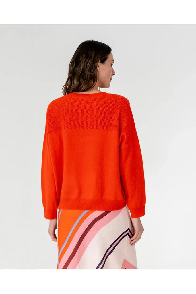 Elms & King Mornington Knit Sweater Poppy