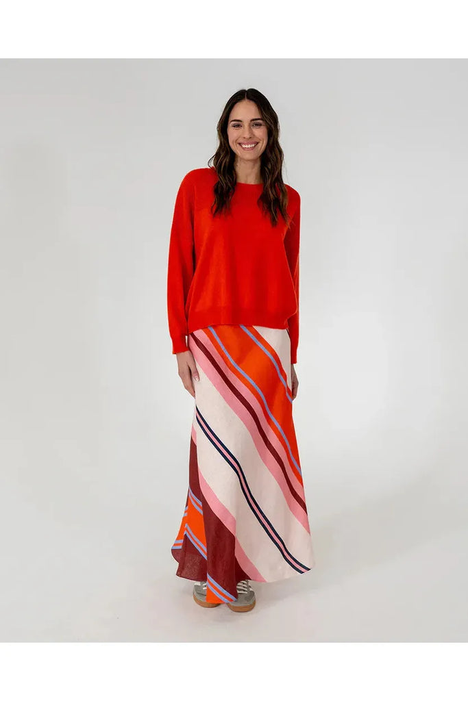 Elms & King Mornington Knit Sweater Poppy