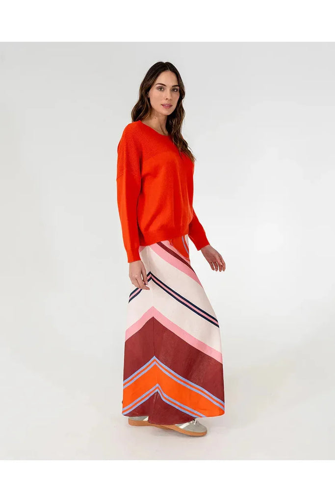 Elms & King Mornington Knit Sweater Poppy