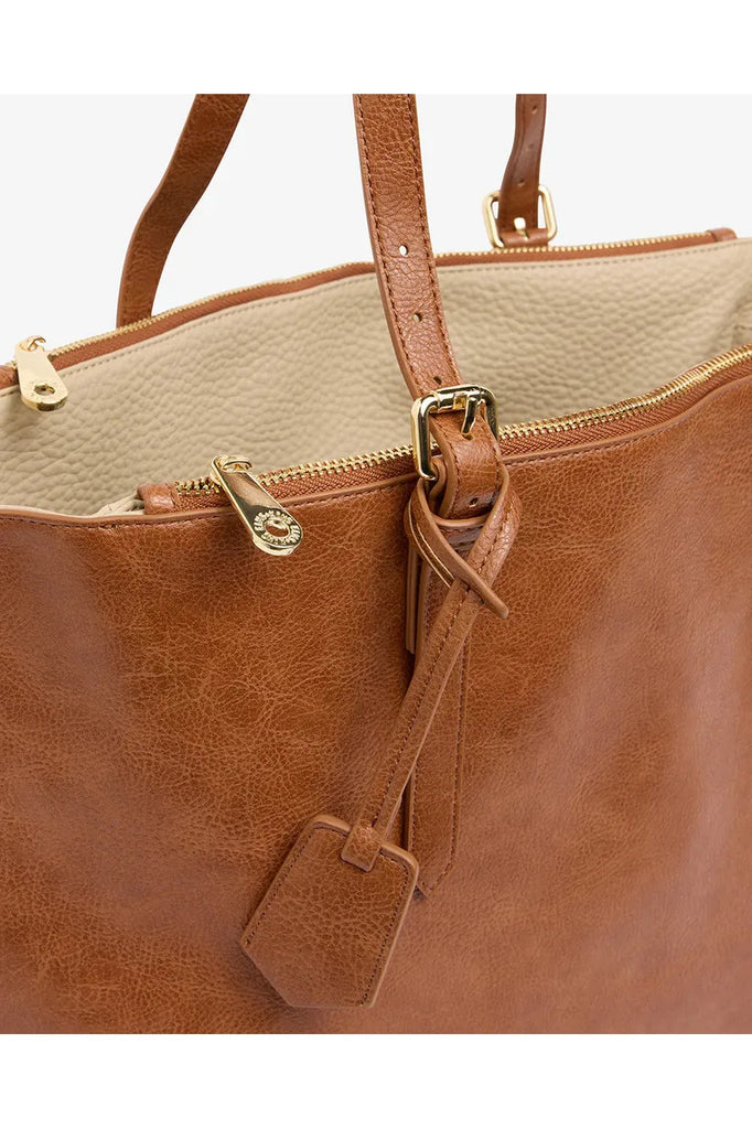 Elms & King Carmine Tote Bag Tan