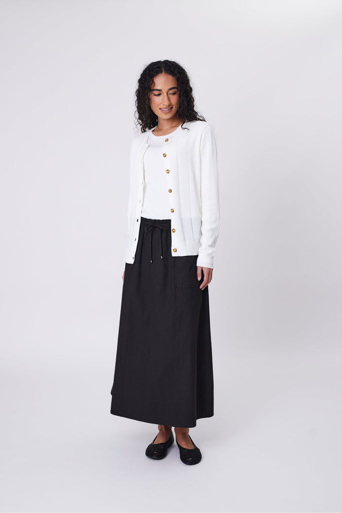 Marlow Ember Cardigan Chalk