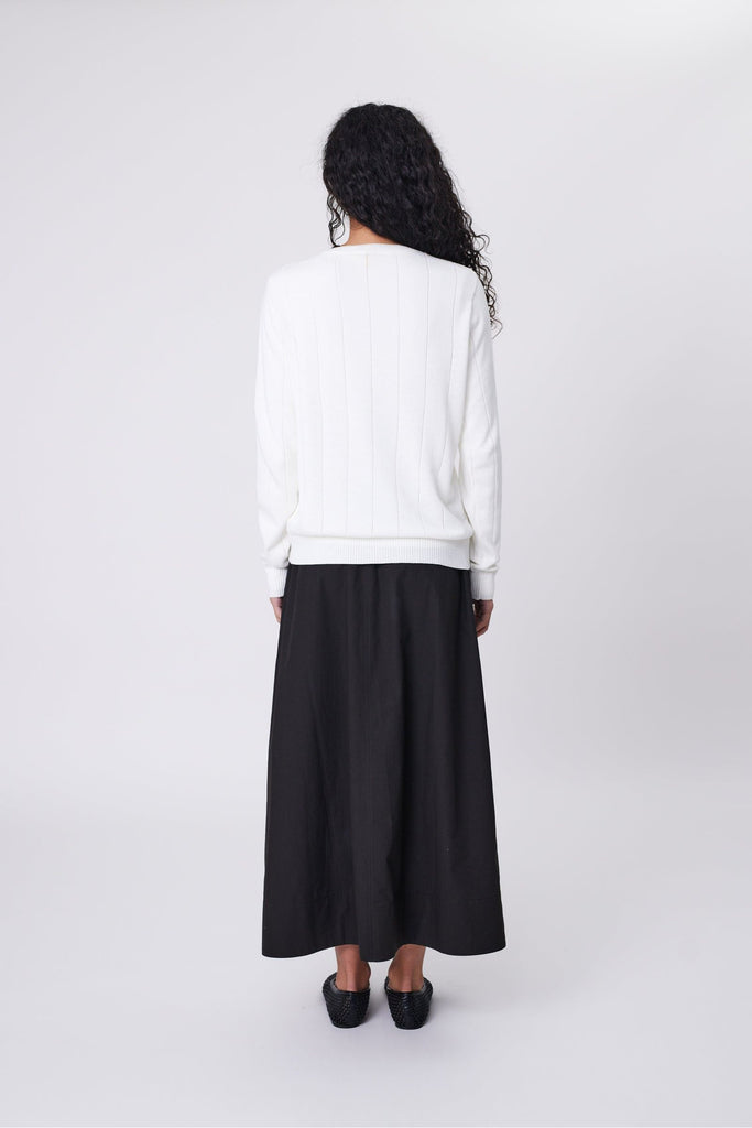 Marlow Ember Cardigan Chalk