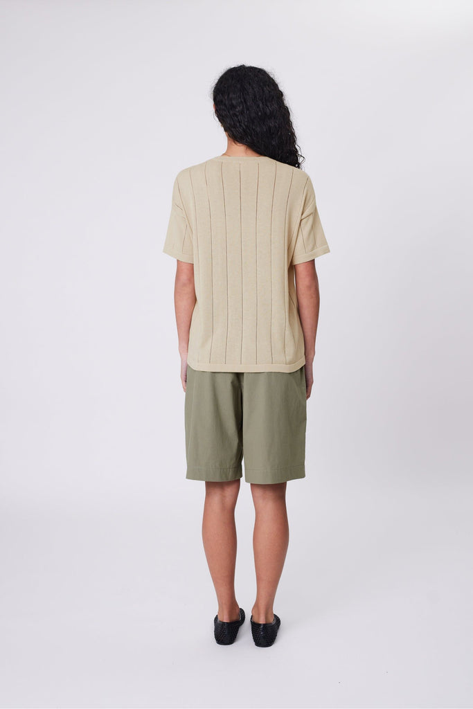 Marlow Ember Knit Tee Hummus