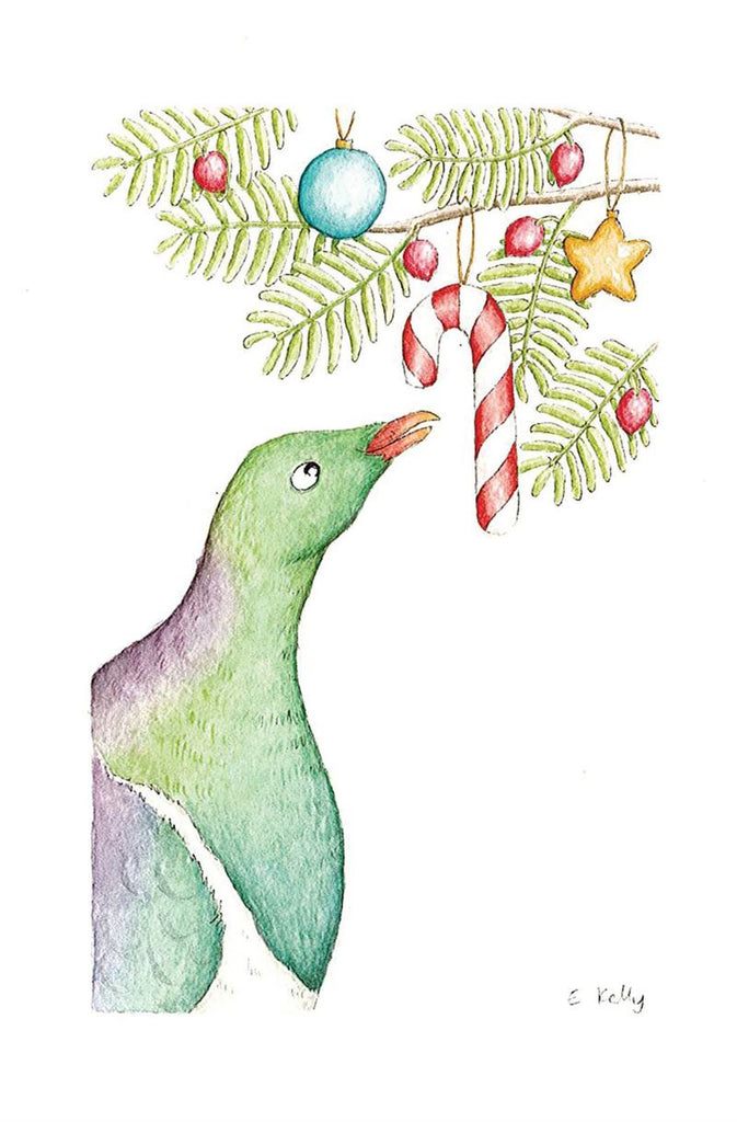 Greeting Card | Kereru, Candy Cane & Miro Christmas Greeting Cards Emily Kelly