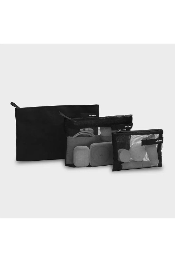Orbitkey Essentials Pouch Trio in Black