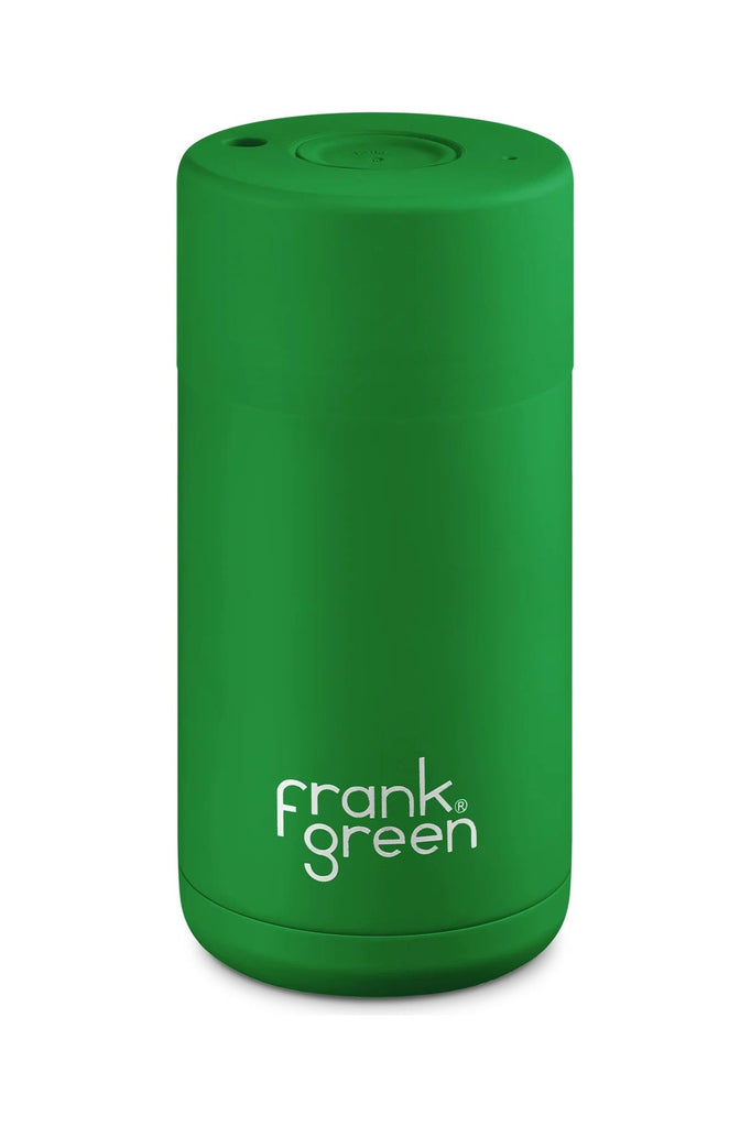 Ceramic Reusable Cup Button Top 12oz  | Evergreen Travel Cups Frank Green