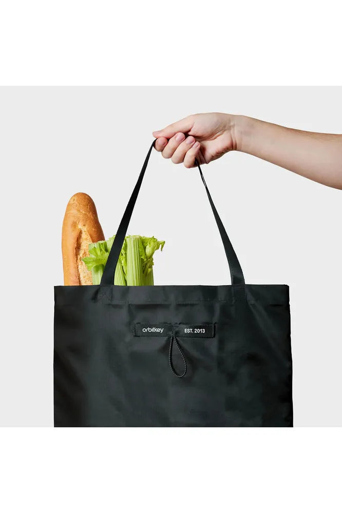 Foldable Tote | Black Tote Bags Orbitkey