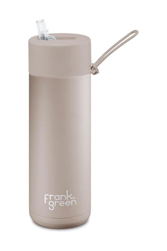 Ceramic Reusable Bottle w Straw 20oz | Moon Dust Water Bottles Frank Green