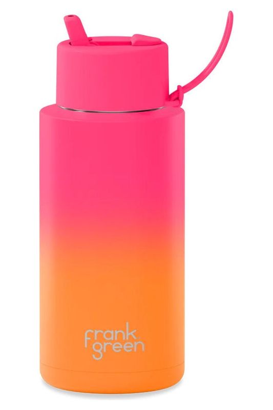 Limited Edition Gradient Ceramic Reusable Bottle 34oz | Summer Sunset Water Bottles Frank Green