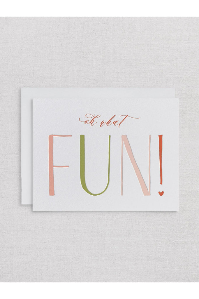 Greeting Card | Oh What Fun ! Christmas Greeting Cards Inker Tinker