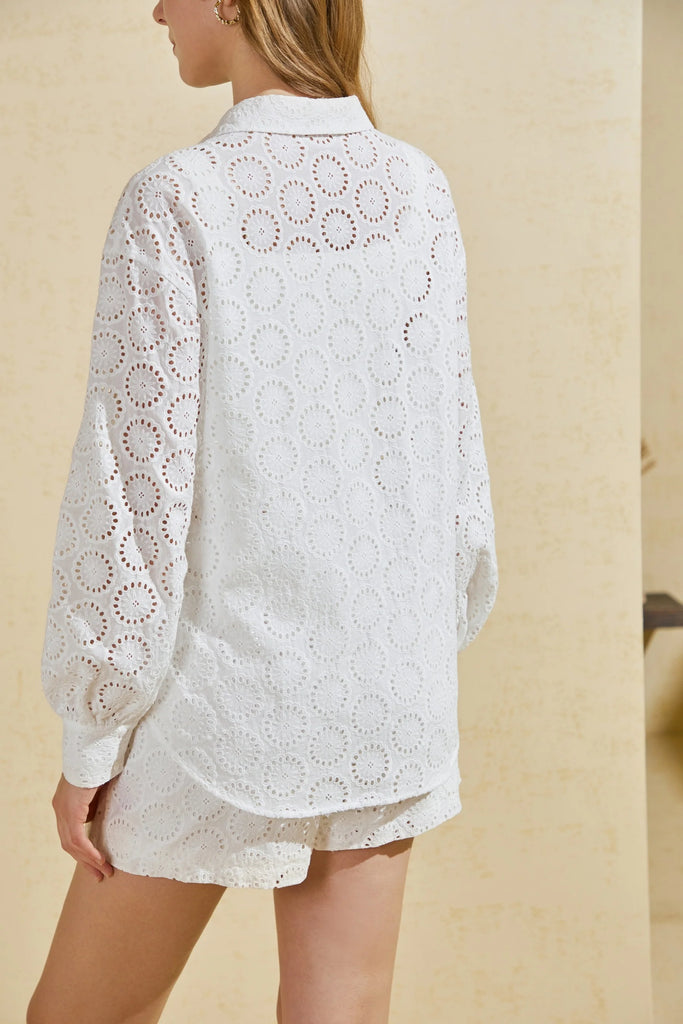 Clarissa Cotton Shorts | White Shorts 8,10,12,14 G.D.S.