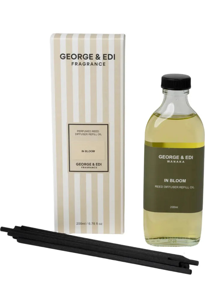 Reed Diffuser 200ml Refill | In Bloom Diffusers George & Edi