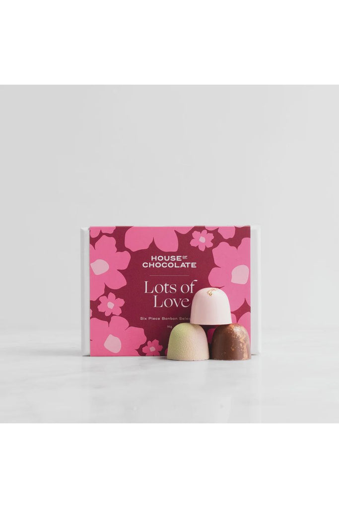 Six Piece 'Lots of Love' Bonbon Selection Candy + Chocolate House of Chocolate