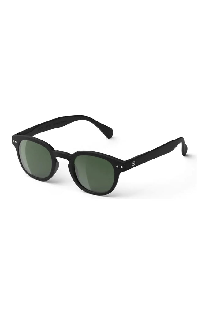 Izipizi Polarised Sunglasses Frame Shape C Black Side View