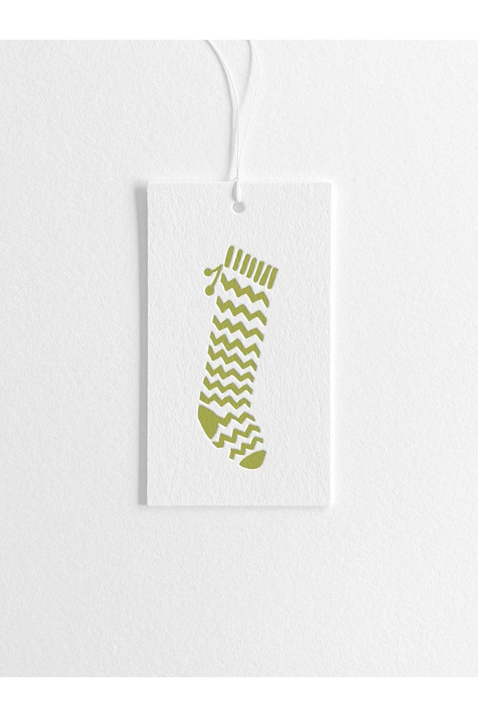 Gift Tag | Christmas Stocking Chevron Christmas Gift Tags Inker Tinker