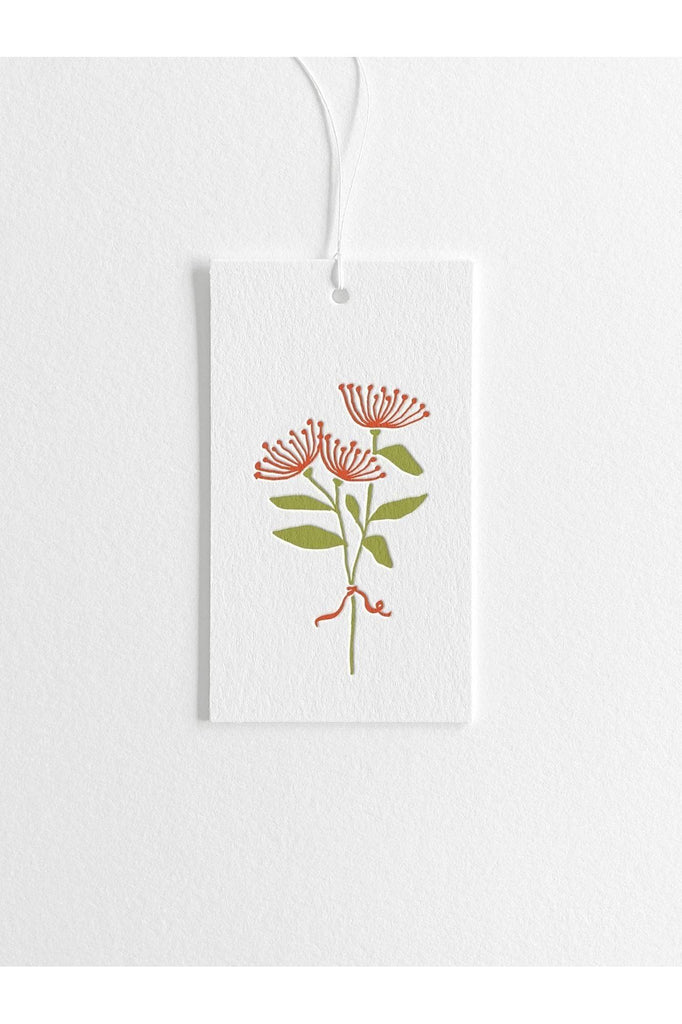 Gift Tag | Pohutukawa Christmas Gift Tags Inker Tinker