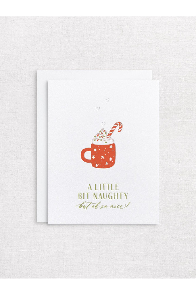 Greeting Card | A Little Bit Naughty Christmas Greeting Cards Inker Tinker