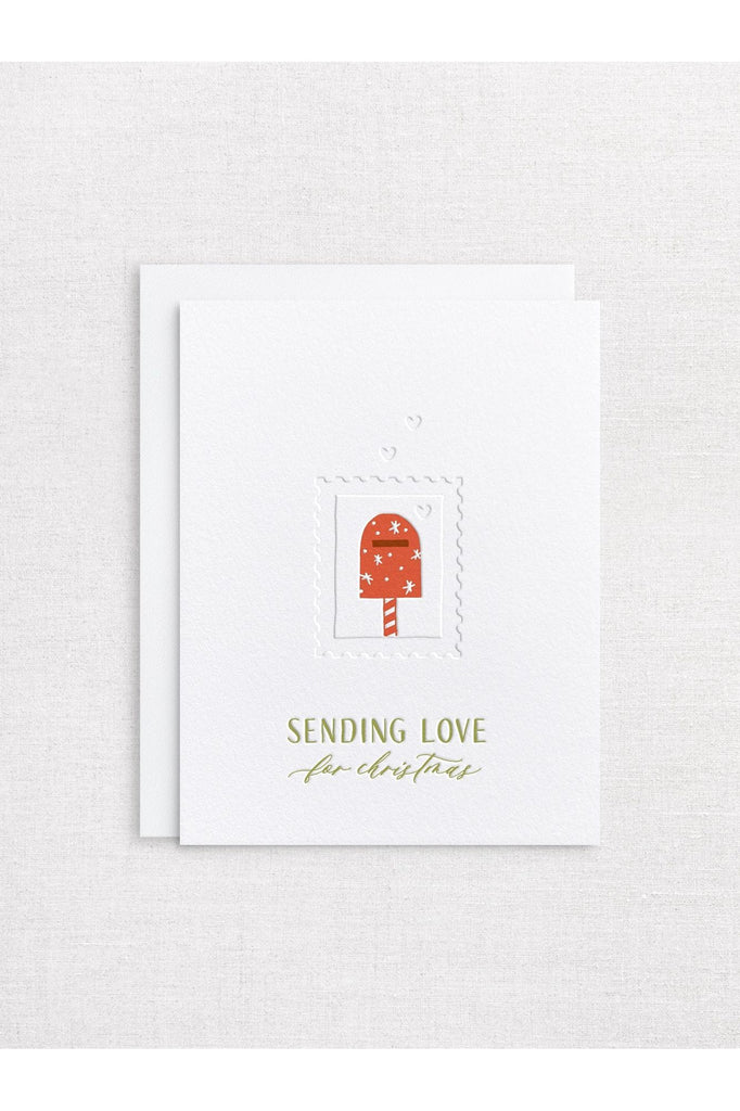 Greeting Card | Sending Love Christmas Greeting Cards Inker Tinker