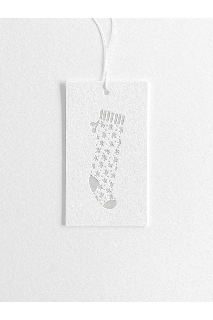 Gift Tag | Christmas Stocking Snowflakes Christmas Gift Tags Inker Tinker