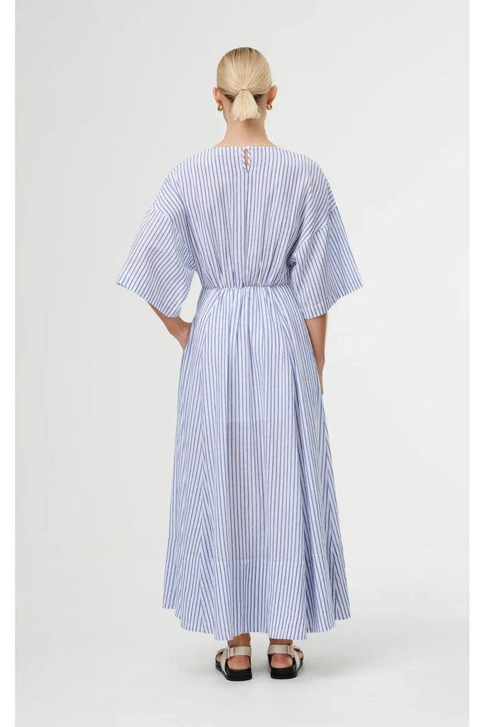 Kinney Ellis Dress Sea Stripe blue and white