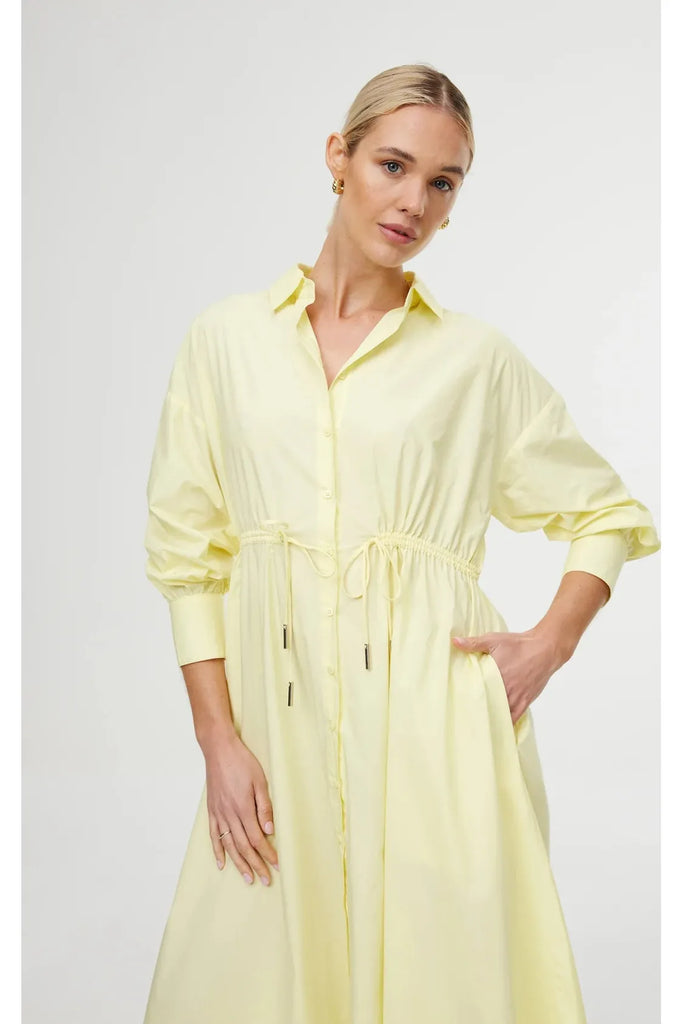 Kinney Isla Shirt Dress Butter