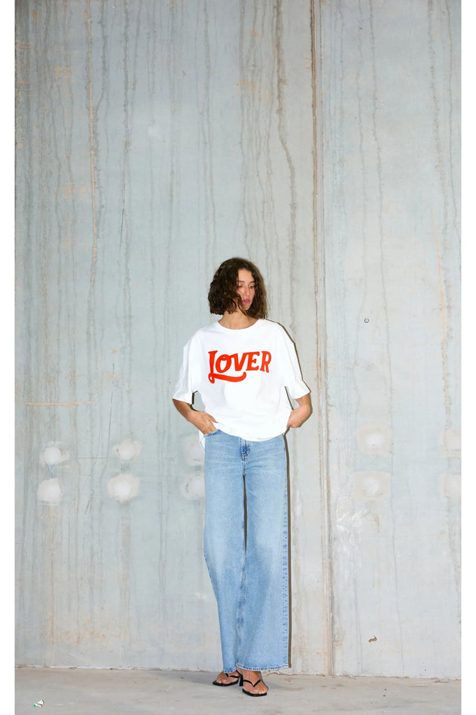 Lover Tee | White Tees XS,S Kinney