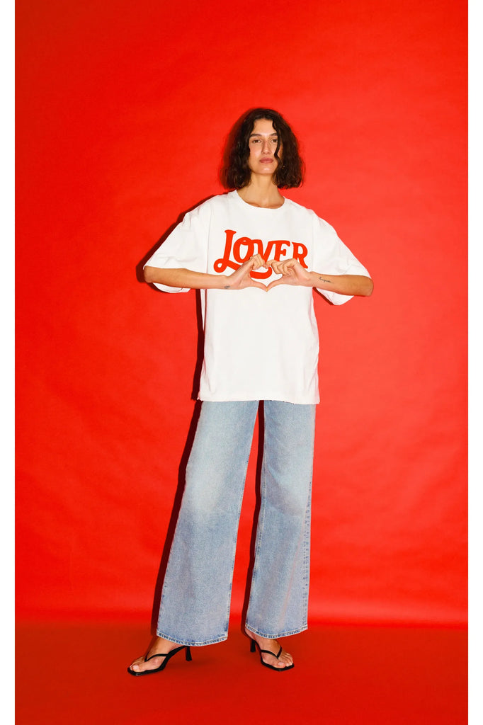 Lover Tee | White Tees XS,S Kinney
