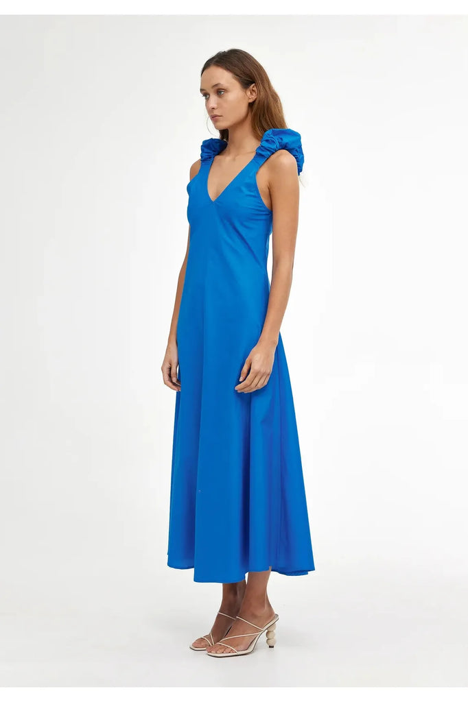 Kinney Paloma Dress Cobalt Blue front view
