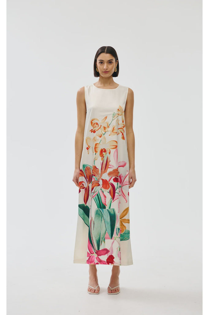 Rosalia Dress | Positano Midi Dress XS,S,M Kinney