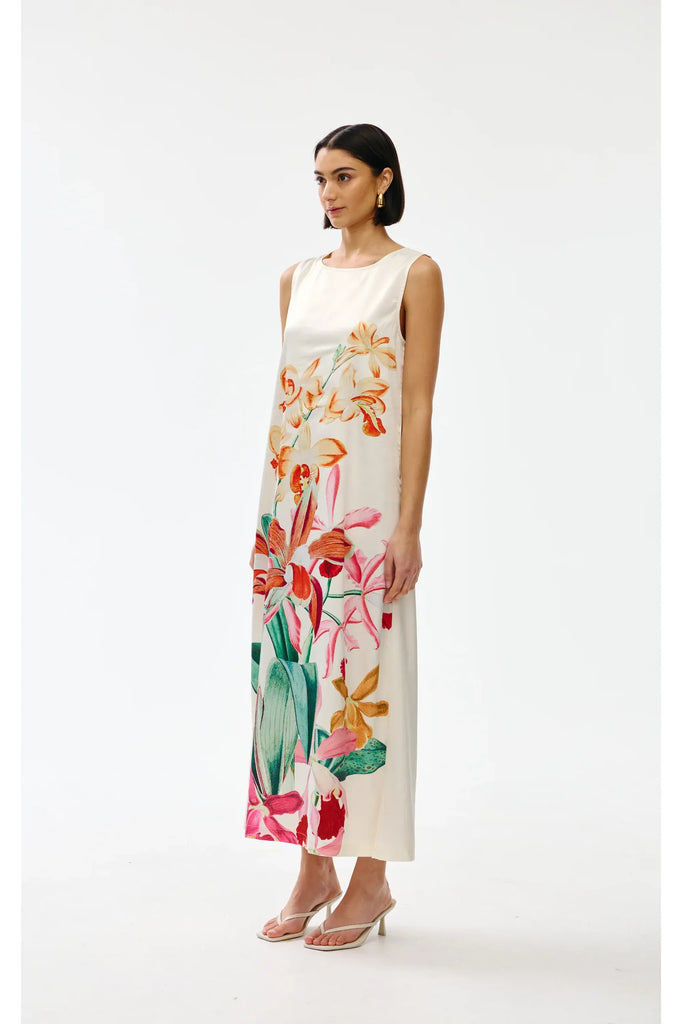 Rosalia Dress | Positano Midi Dress XS,S,M Kinney