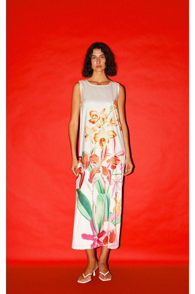 Rosalia Dress | Positano Midi Dress XS,S,M Kinney